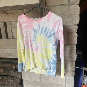 Jane and Delancey Tie-Dye Sweatshirt - Pink, Yellow, Blue